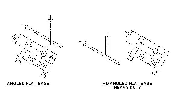 Sketch Angled Flat Base
