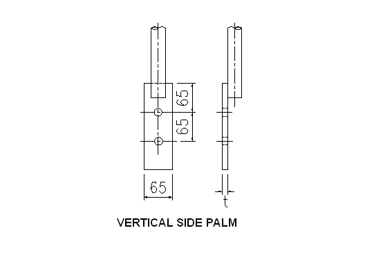 Sketch Vertical Side Palm